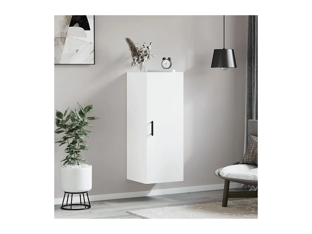 Armoire murale blanc 34,5x34x90 cm FR75705