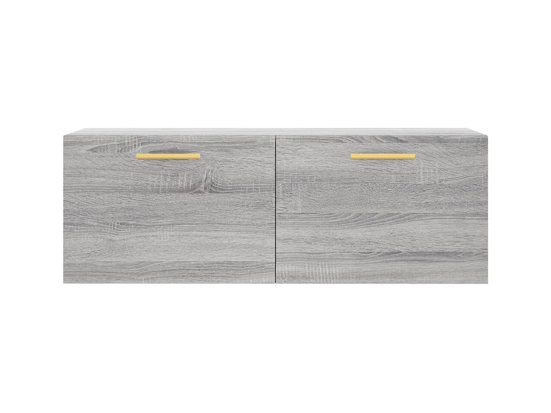 Armoire murale sonoma gris 100x36,5x35 cm bois d'ingénierie FR20142