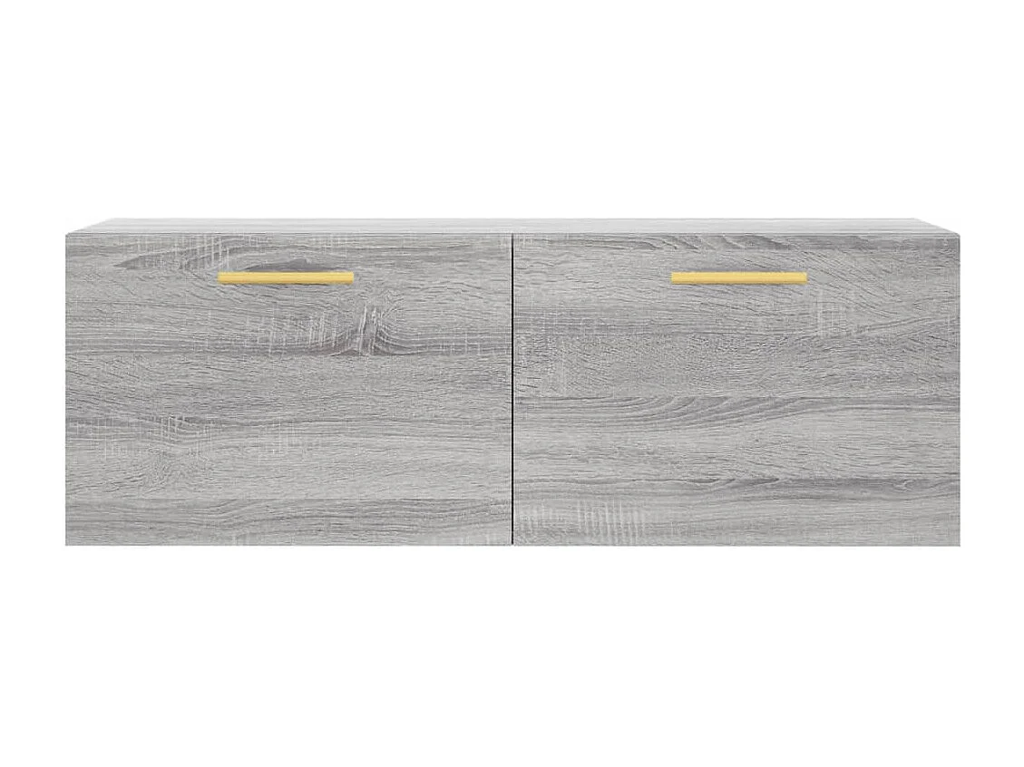 Armoire murale sonoma gris 100x36,5x35 cm bois d'ingénierie FR20142
