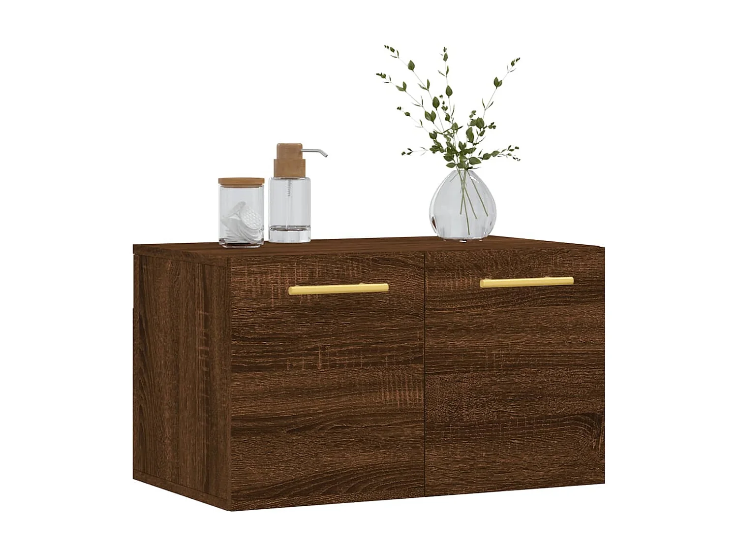 Armoire murale Chêne marron 60x36,5x35 cm Bois d'ingénierie FR33964