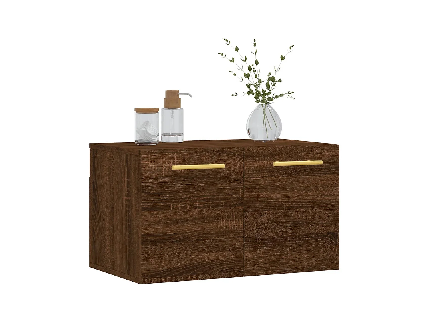 Armoire murale Chêne marron 60x36,5x35 cm Bois d'ingénierie FR33964
