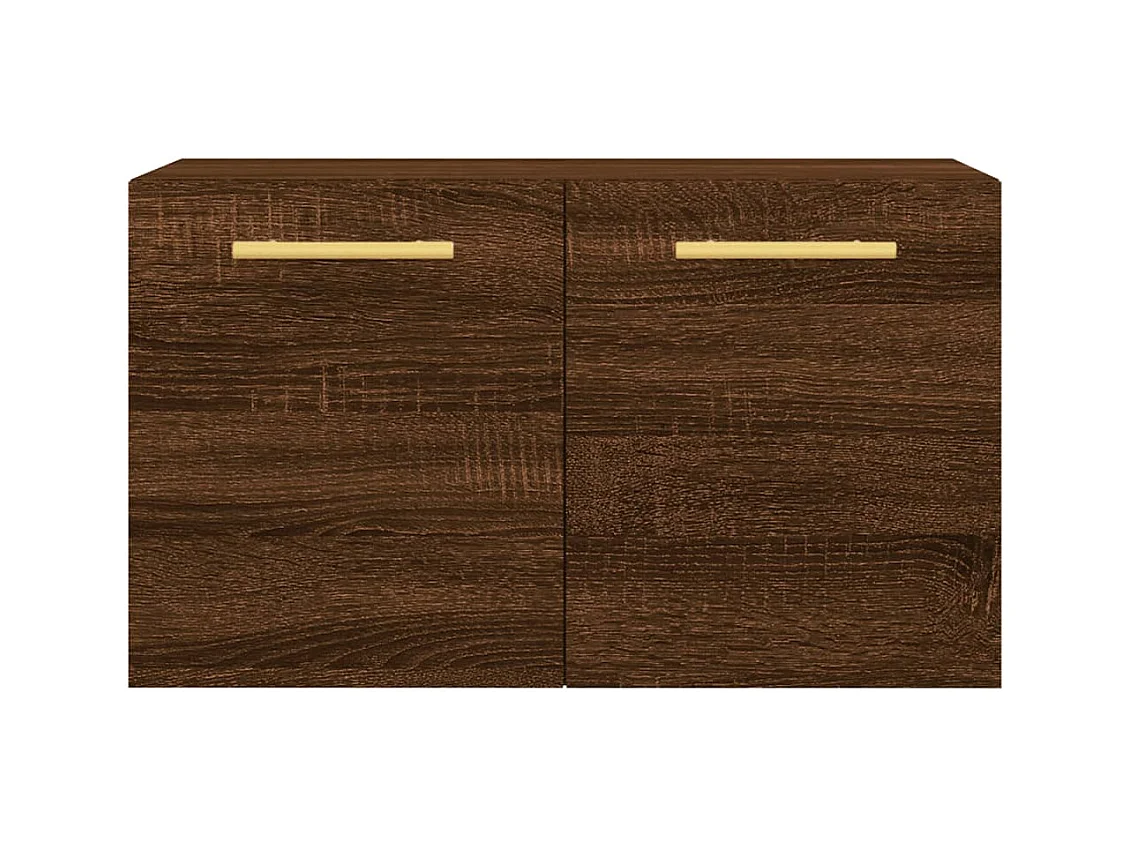 Wandkast 60x36,5x35 cm bewerkt hout bruin eikenkleur BE555578