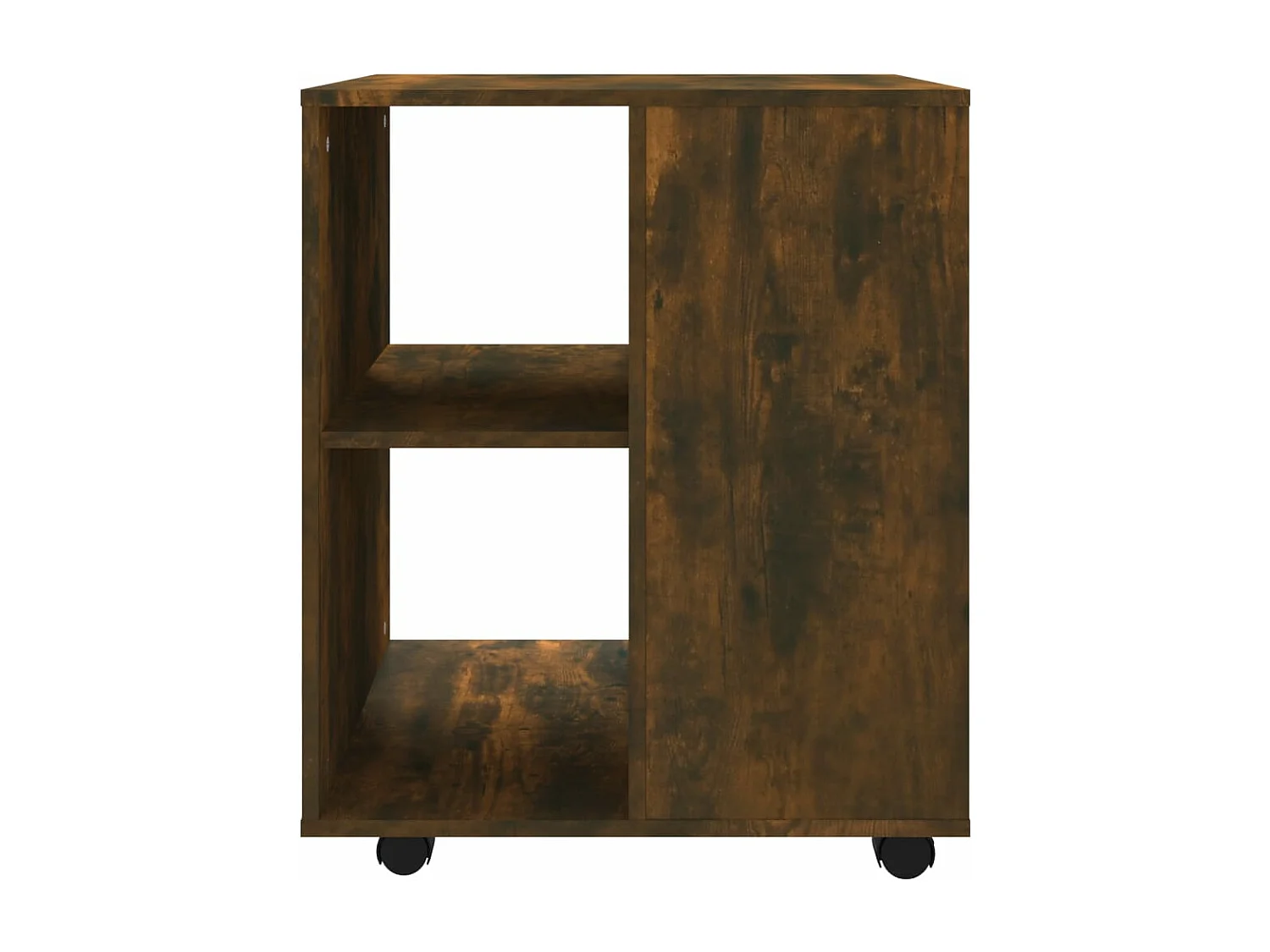 Armoire roulante Chêne fumé 60x53x72 cm Bois d'ingénierie FR55224