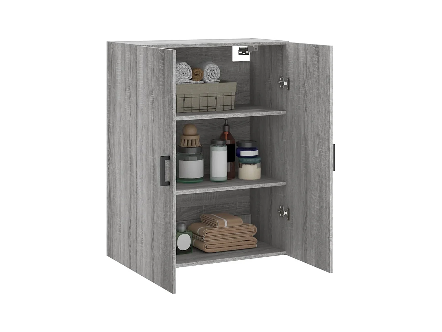 Armoire murale sonoma gris 69,5x34x90 cm FR83362