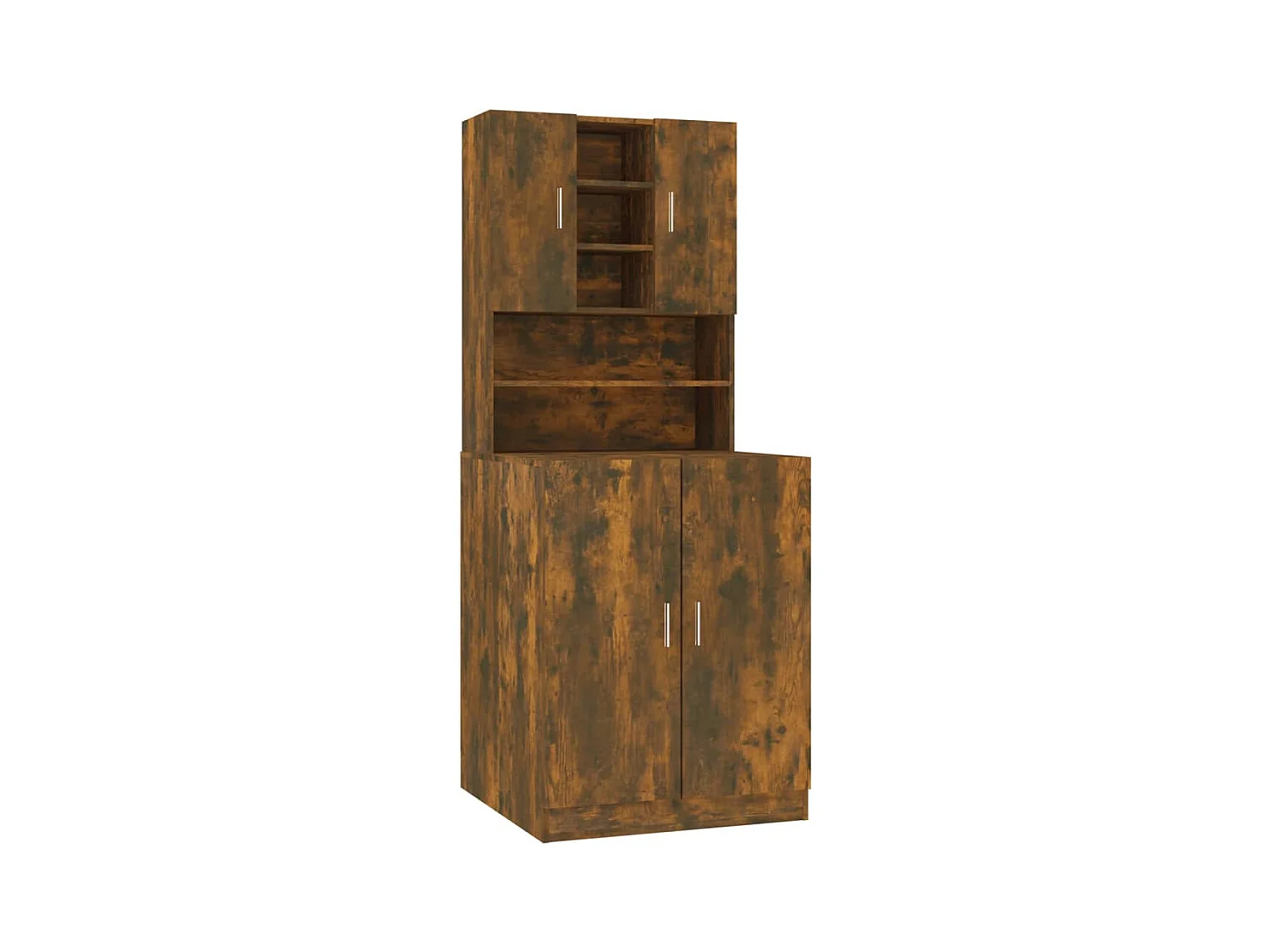 Armoire de machine à laver Chêne fumé Bois d’ingénierie FR52631