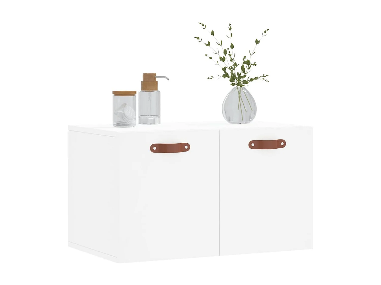 Armoire murale Blanc 60x36,5x35 cm Bois d'ingénierie FR66525