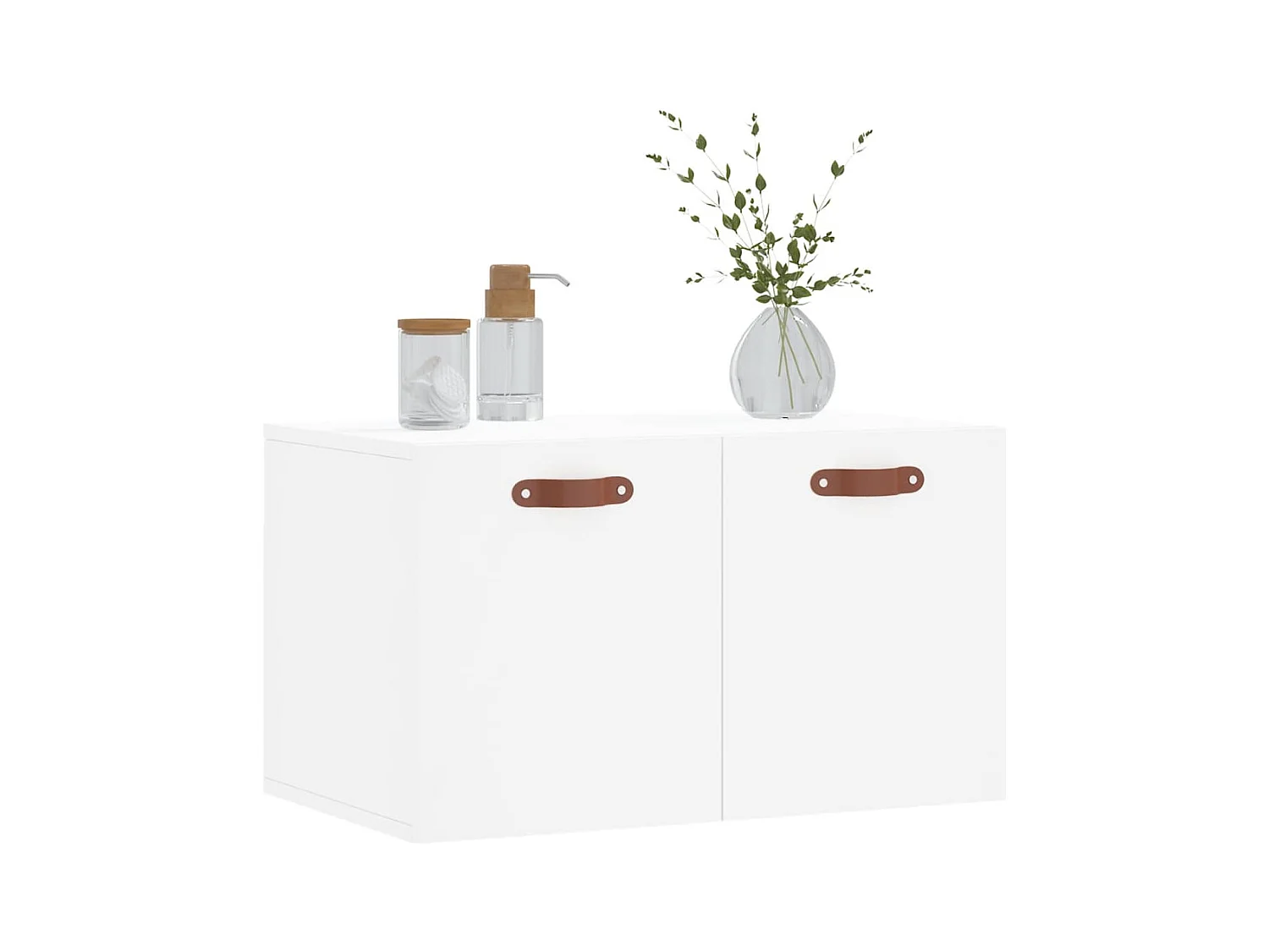 Armoire murale Blanc 60x36,5x35 cm Bois d'ingénierie FR66525