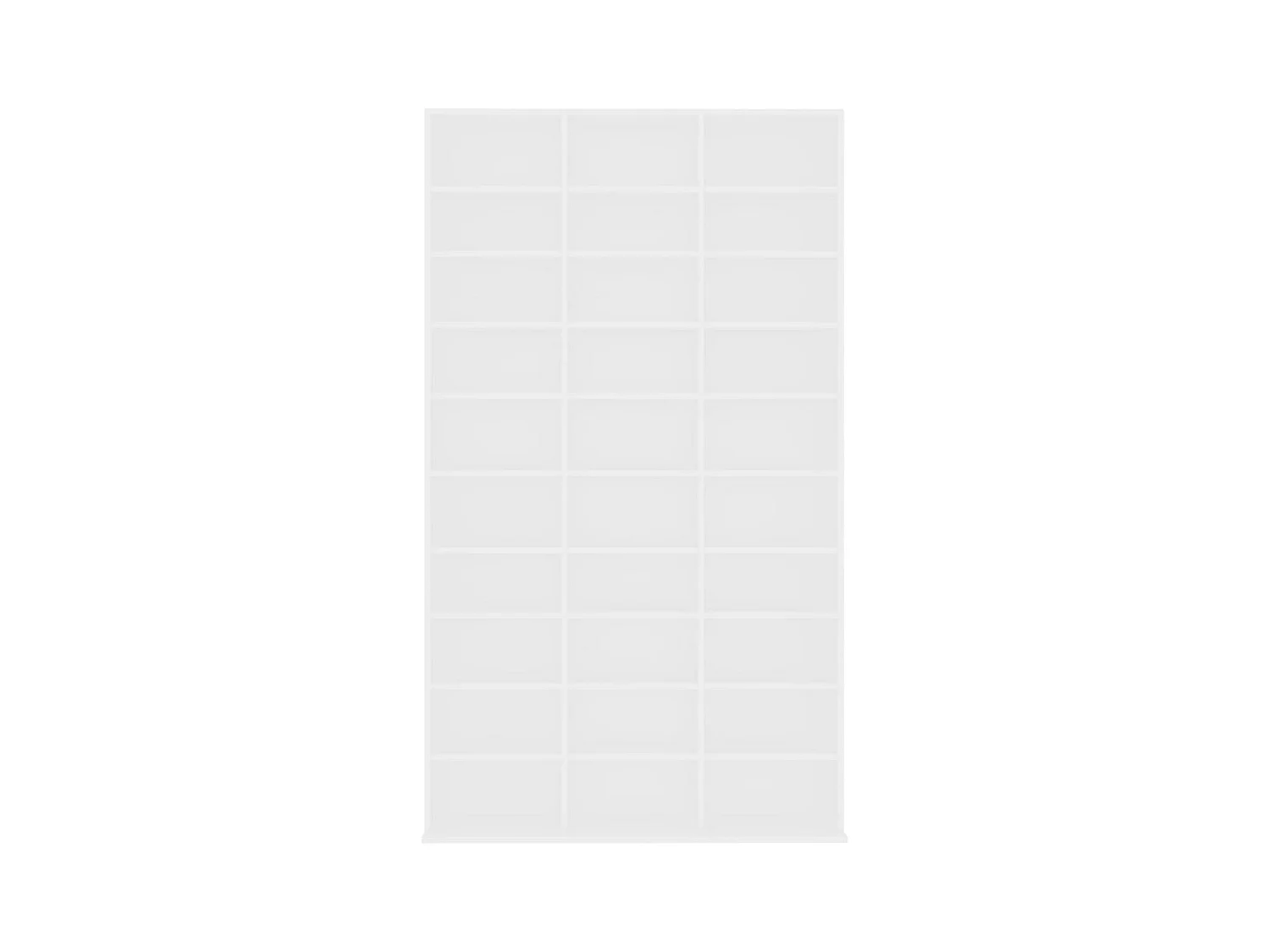 Cd-kast 102x16x177,5 cm bewerkt hout wit BE263924