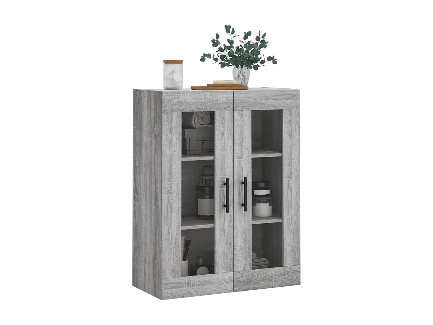 Armoire murale sonoma gris 69,5x34x90 cm FR68137