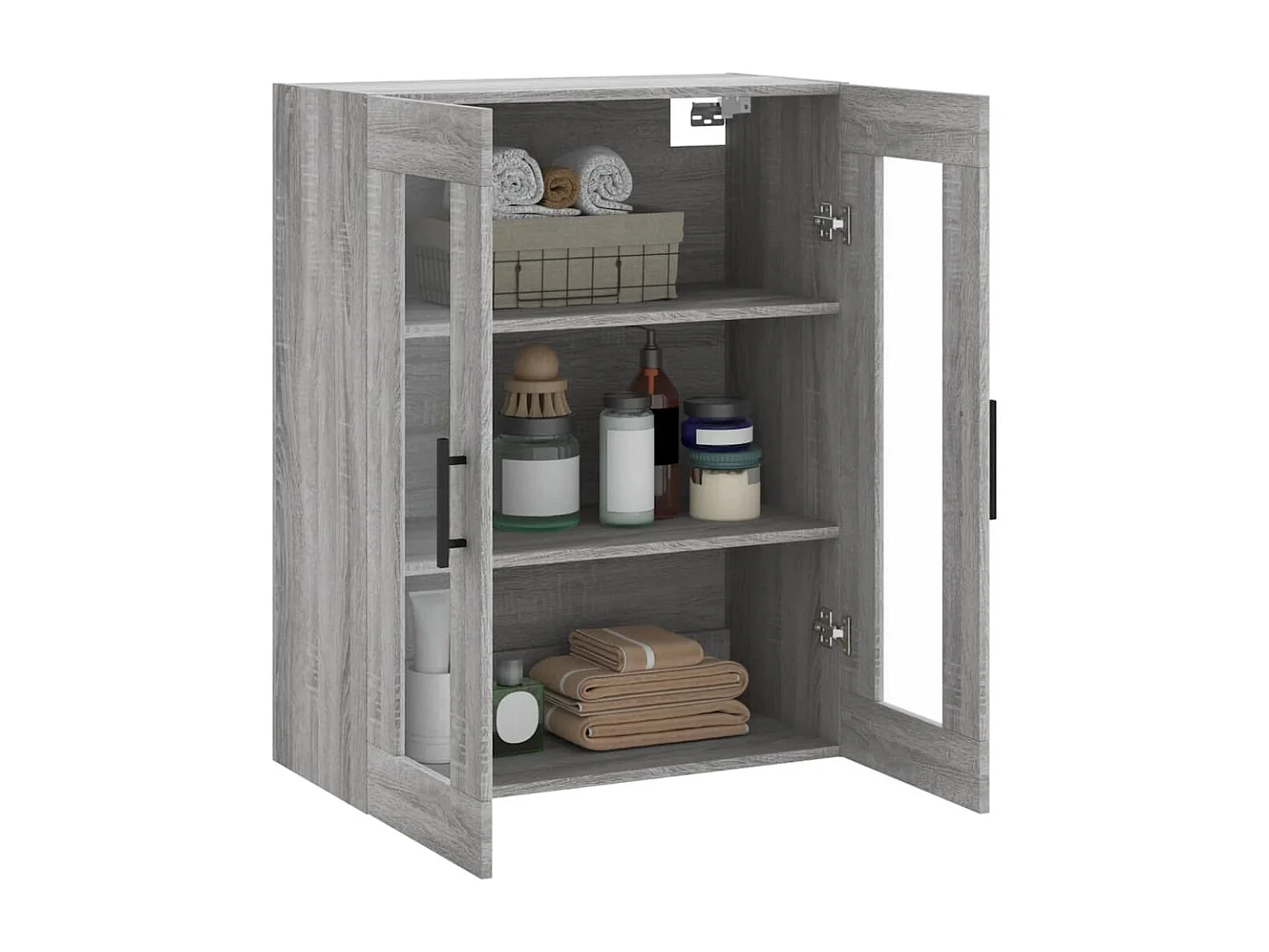Armoire murale sonoma gris 69,5x34x90 cm FR68137