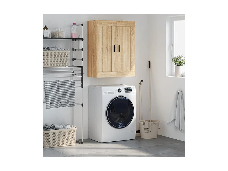 Armoire murale chêne sonoma 69,5x34x90 cm bois d'ingénierie FR71377