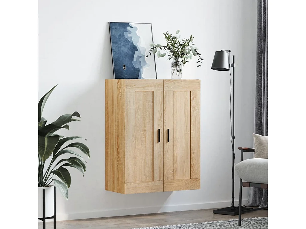 Armoire murale chêne sonoma 69,5x34x90 cm bois d'ingénierie FR71377
