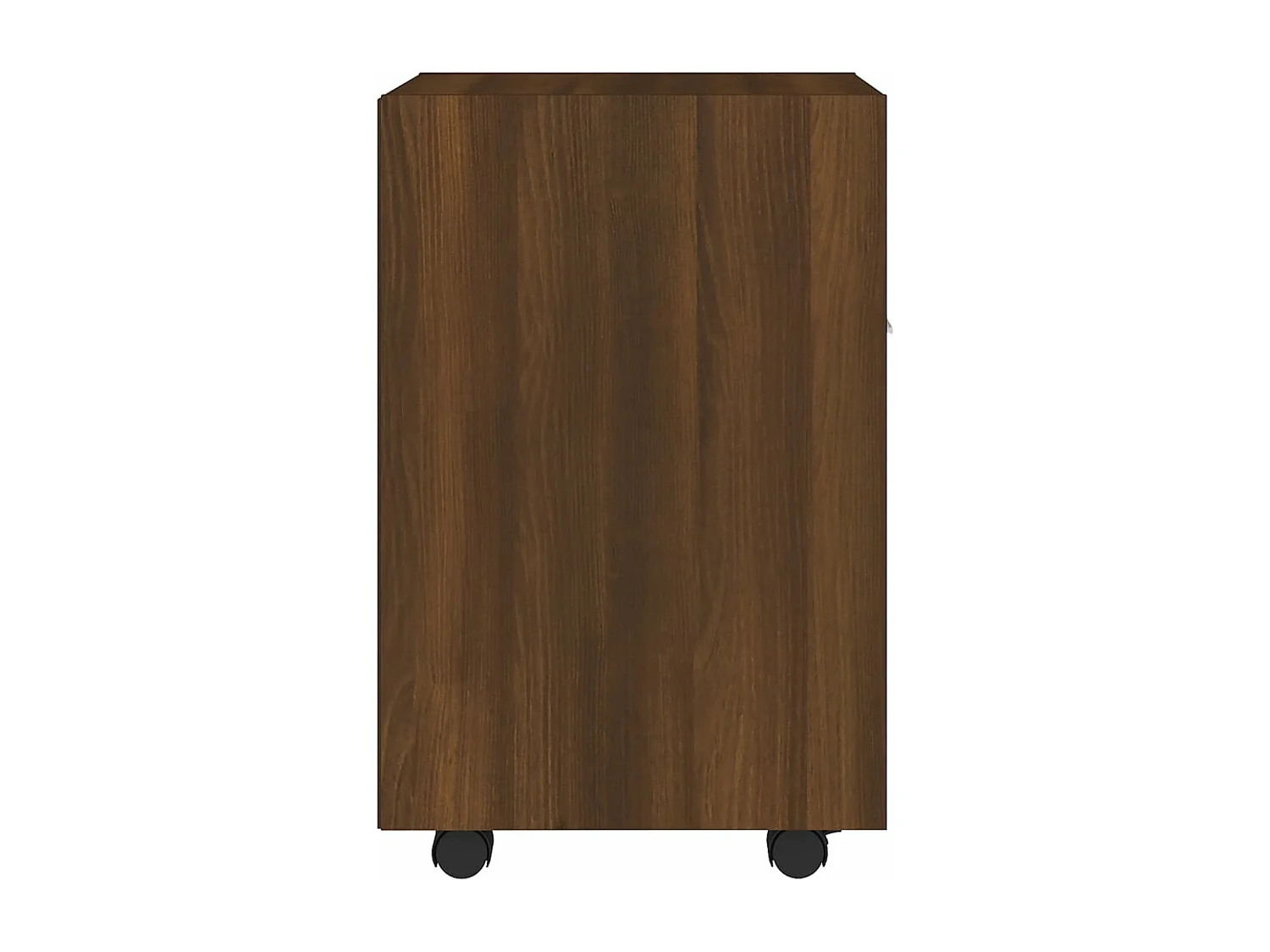 Armoire appoint à roues Chêne marron 33x38x60 cm FR51496