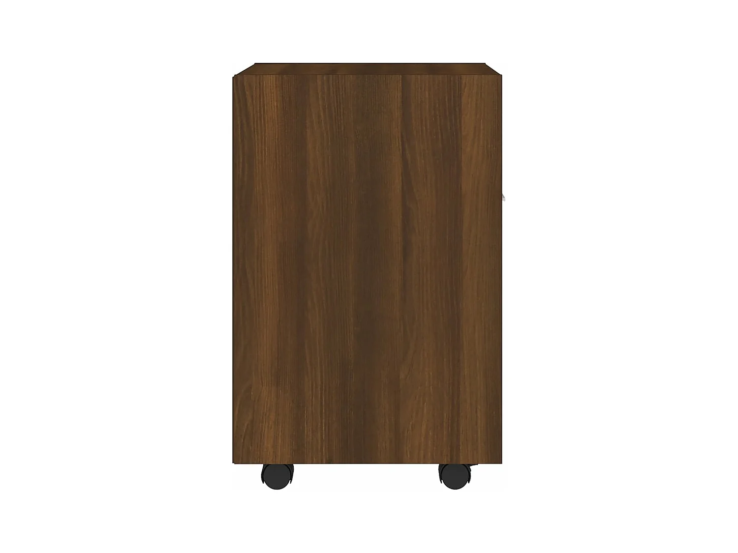 Armoire appoint à roues Chêne marron 33x38x60 cm FR51496