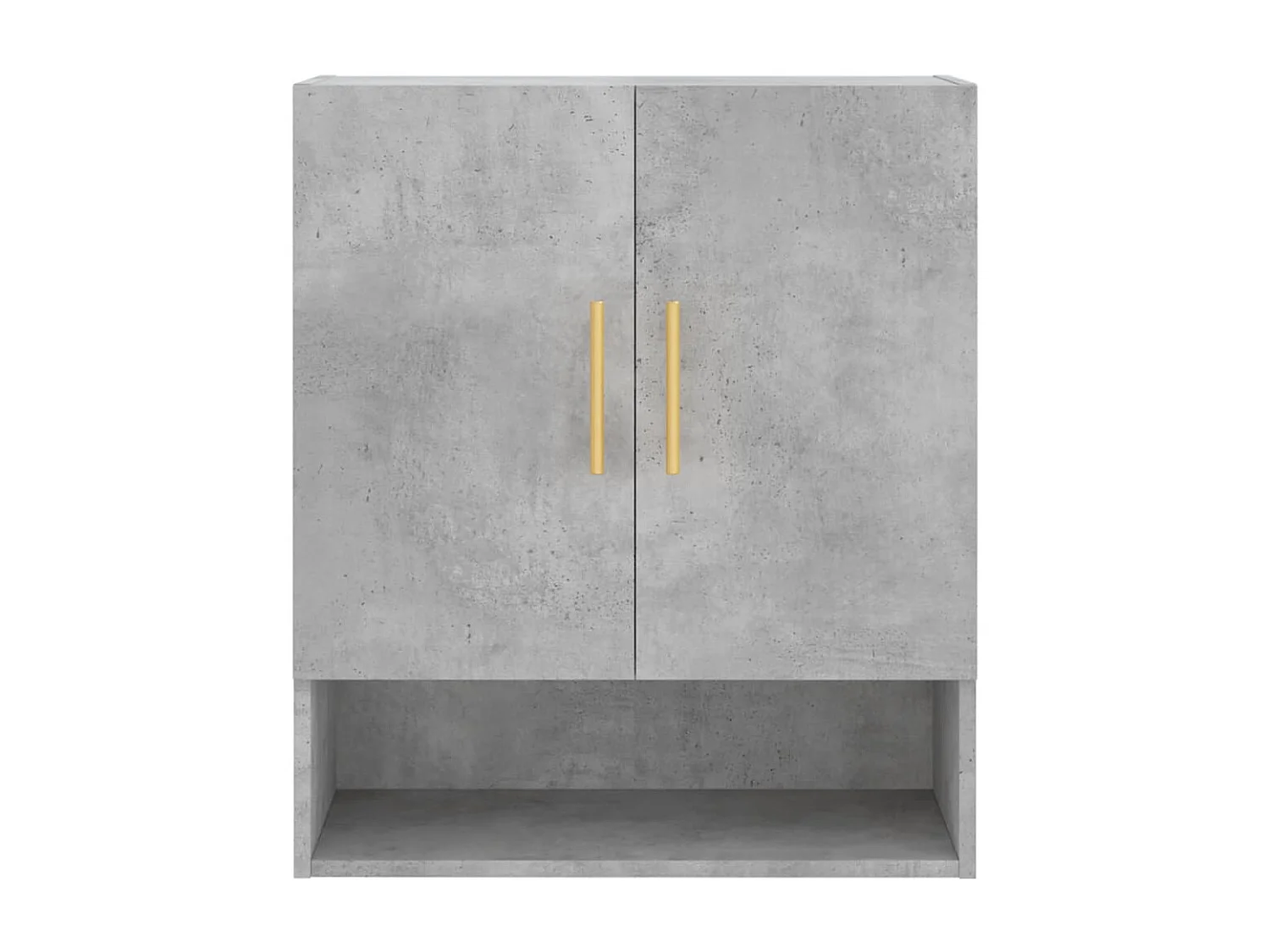 Armoire murale gris béton 60x31x70 cm bois d'ingénierie FR92806