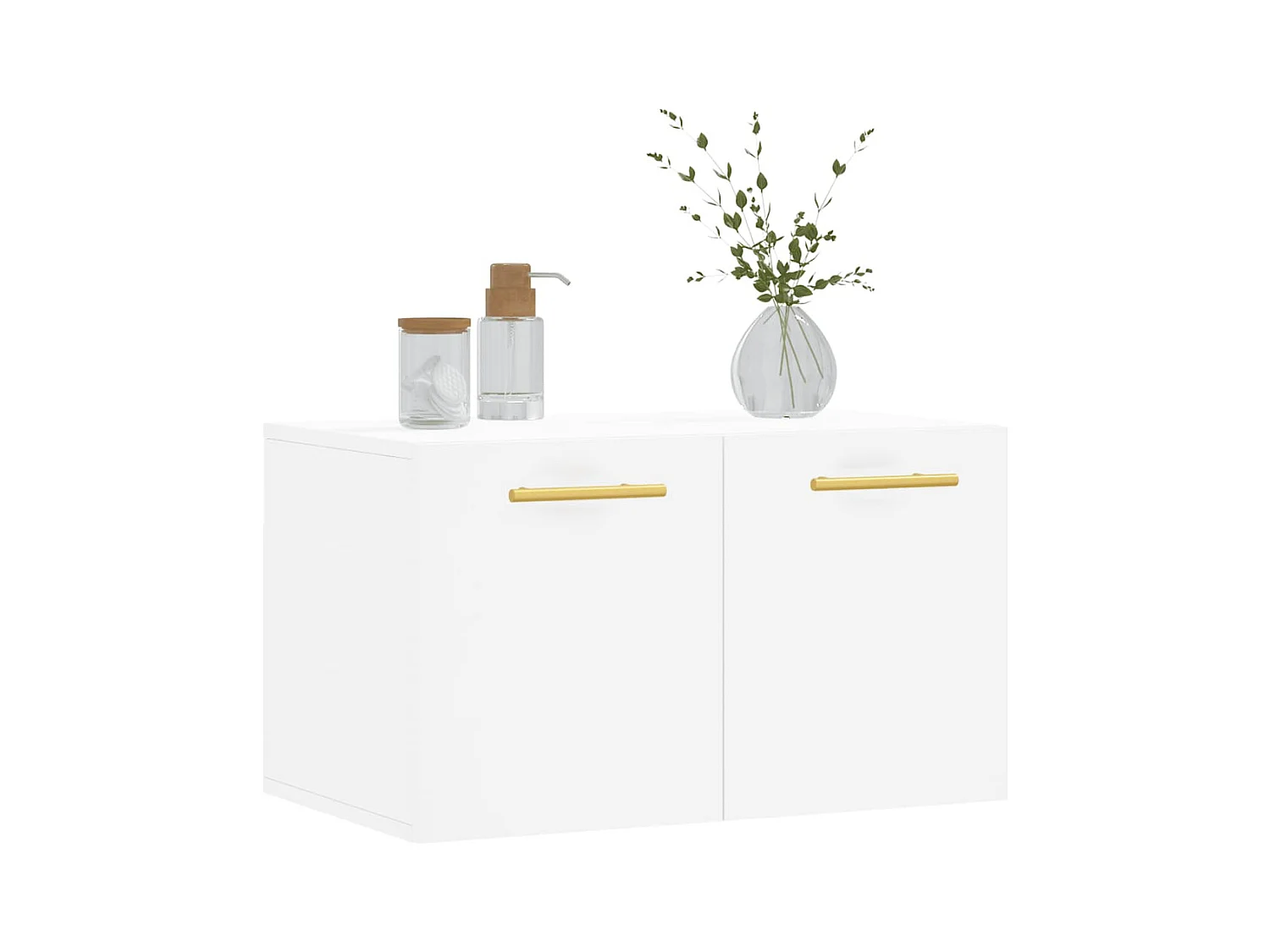 Armoire murale Blanc 60x36,5x35 cm Bois d'ingénierie FR24390