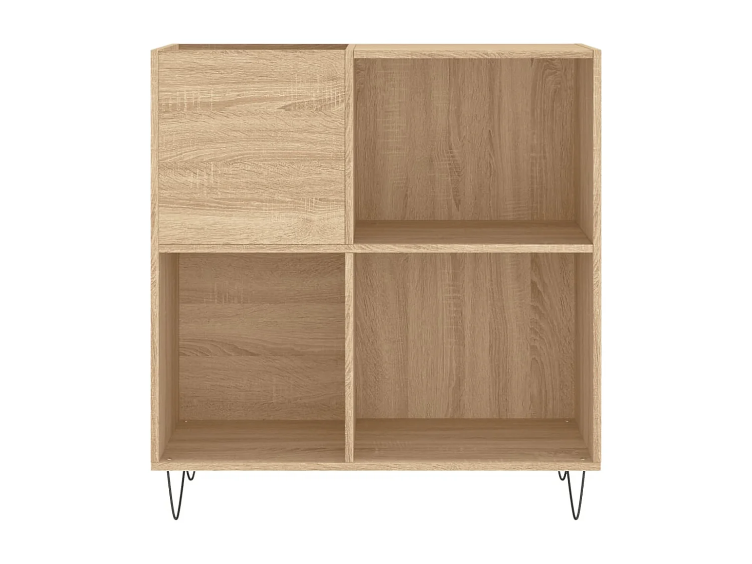 Armoire à disques chêne sonoma 84,5x38x89 cm bois d'ingénierie FR49282