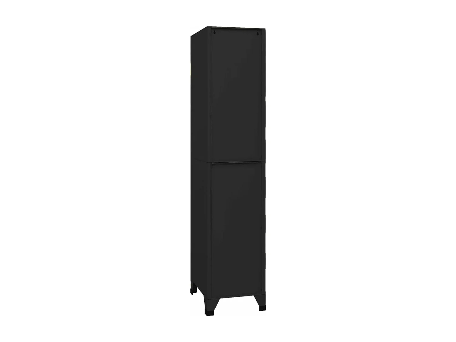 Armoire à casiers Noir 38x45x180 cm Acier FR50623