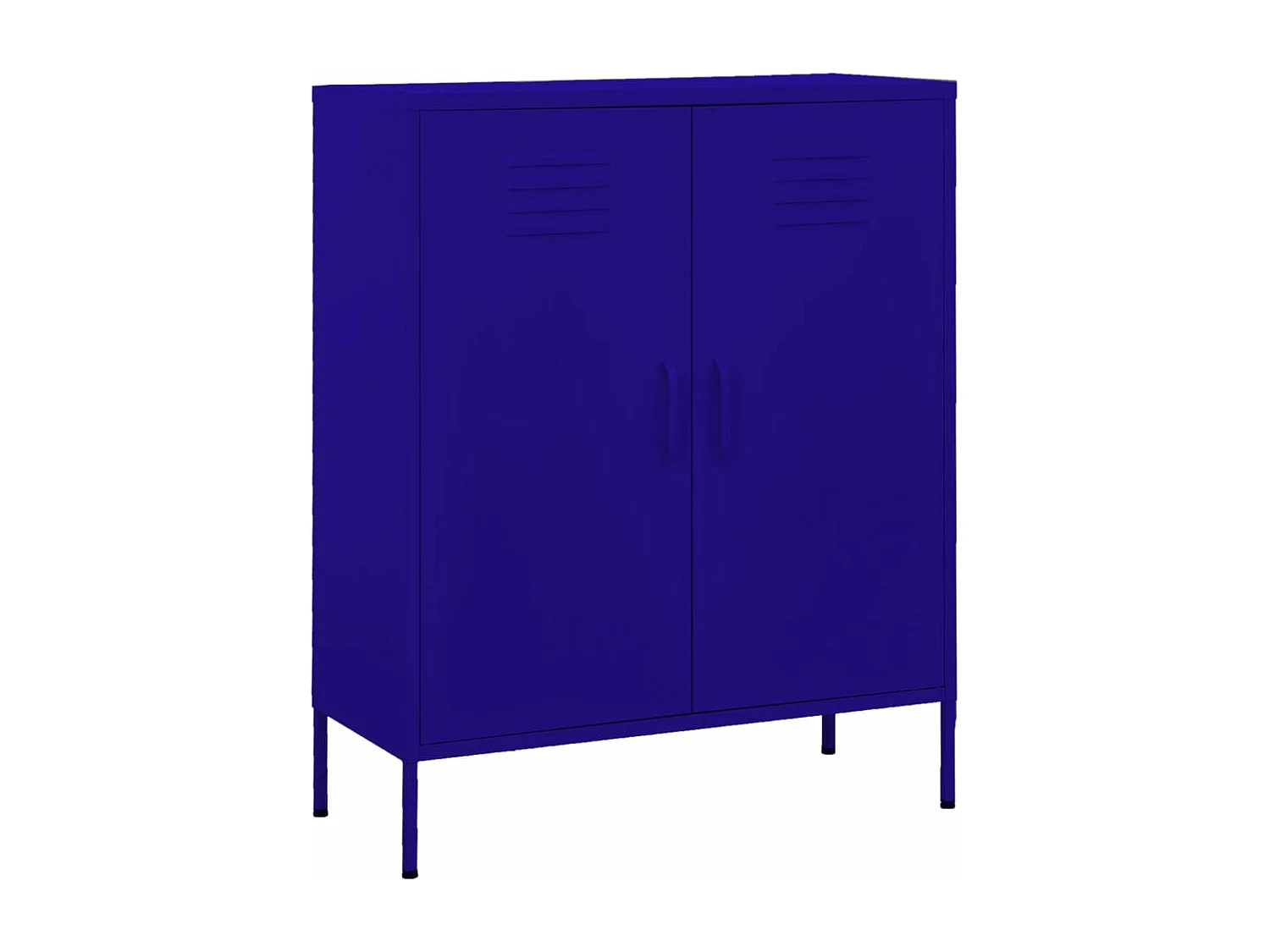Armoire de rangement Bleu marine 80x35x101,5 cm Acier FR56706