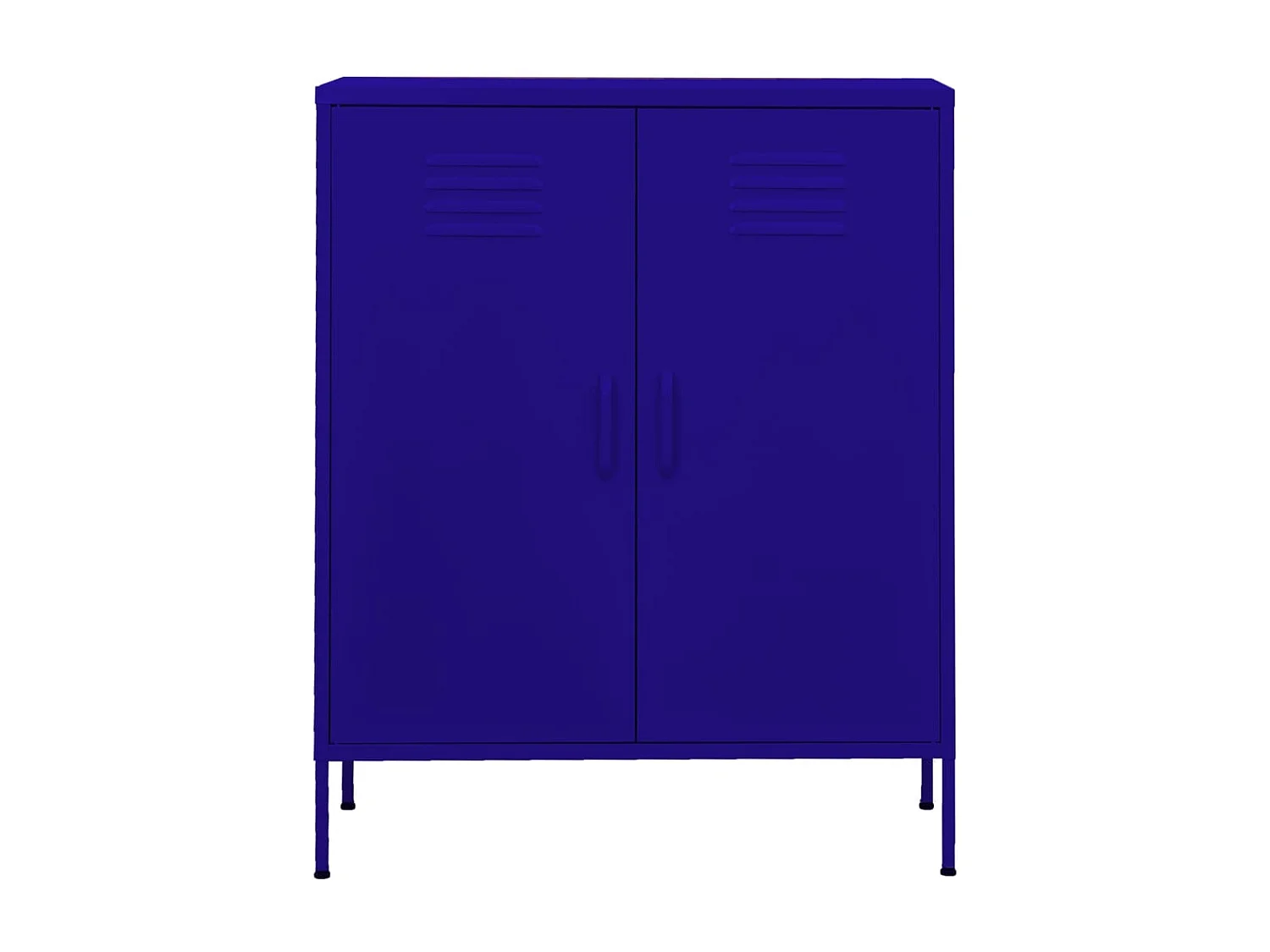 Armoire de rangement Bleu marine 80x35x101,5 cm Acier FR56706