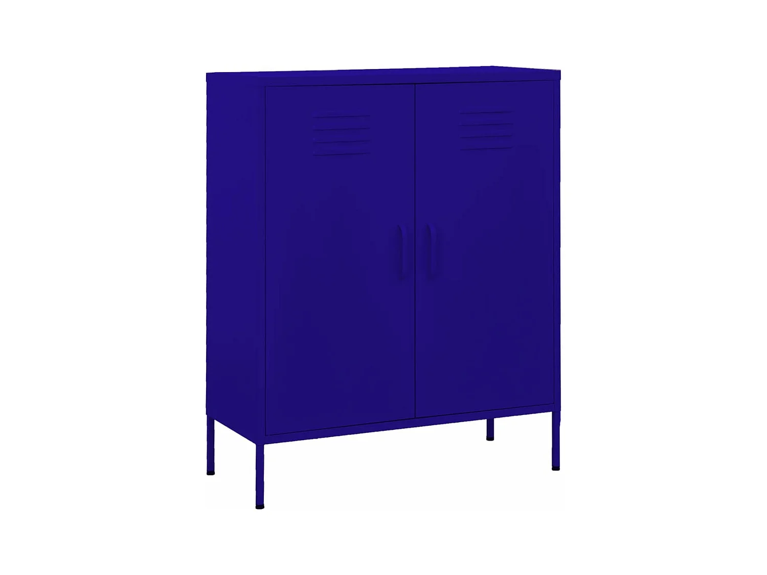 Armoire de rangement Bleu marine 80x35x101,5 cm Acier FR56706