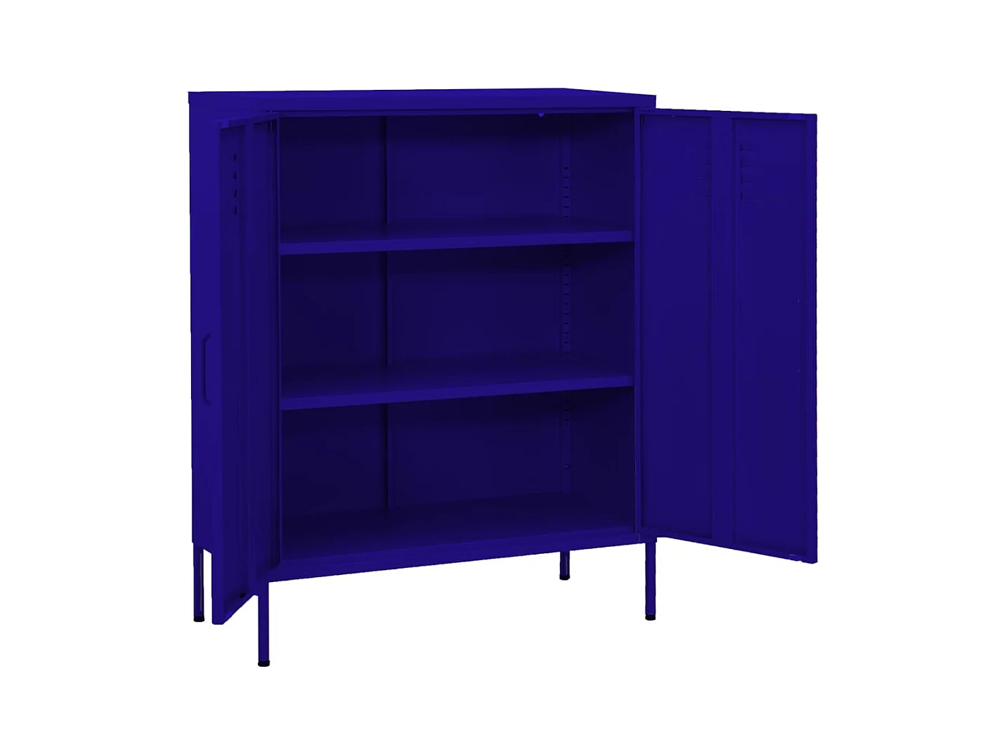 Armoire de rangement Bleu marine 80x35x101,5 cm Acier FR56706
