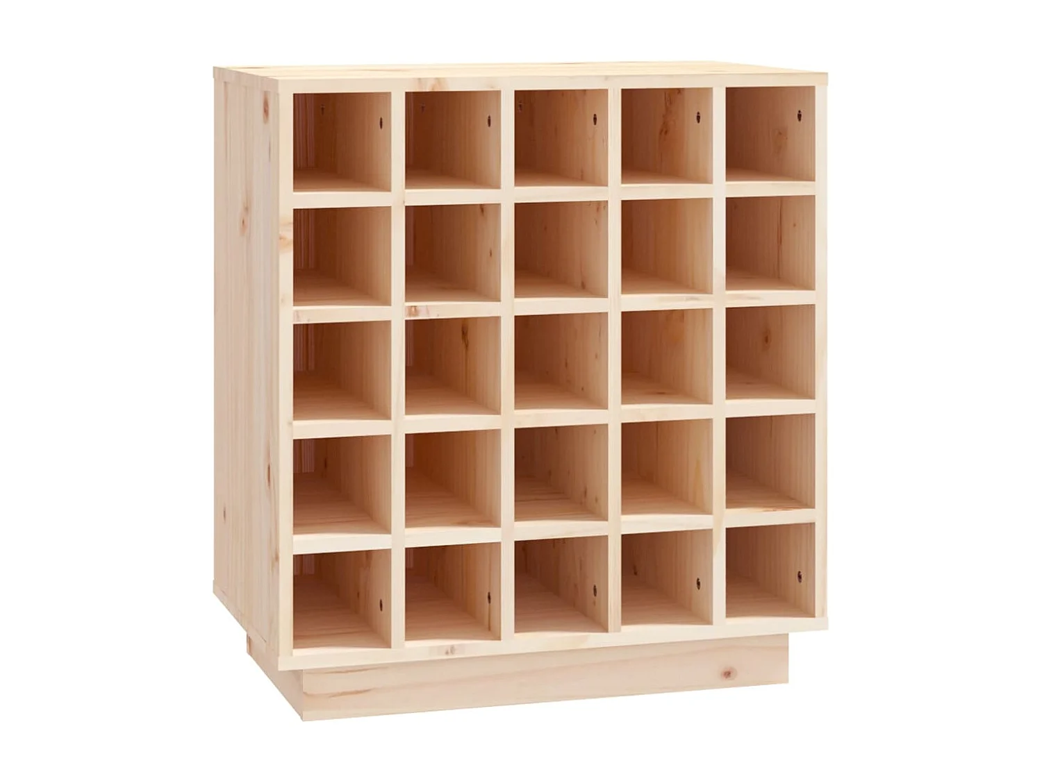 Armoire à vin 55,5x34x61 cm Bois de pin massif FR72321