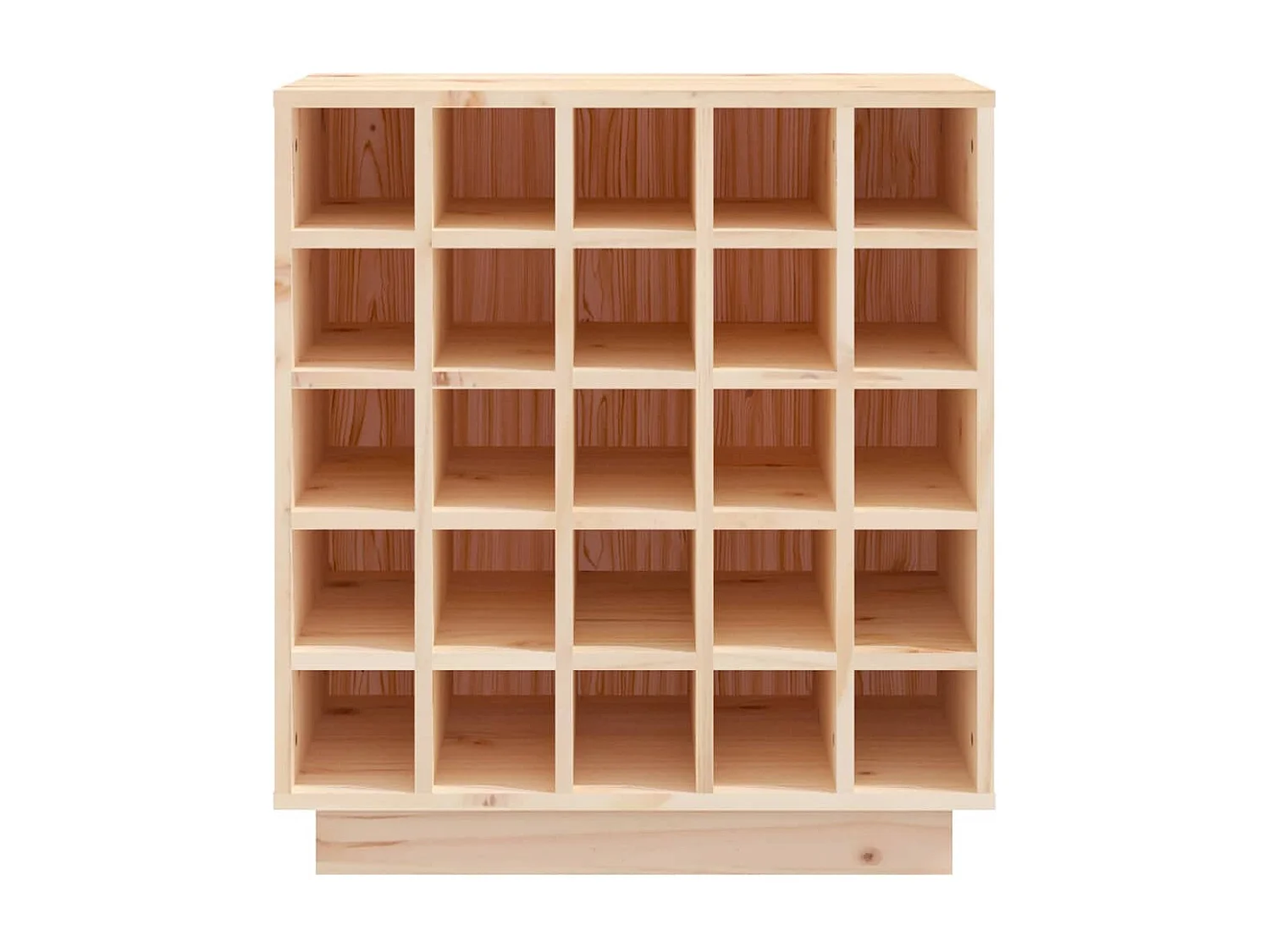 Wijnkast 55,5x34x61 cm massief grenenhout BE306281