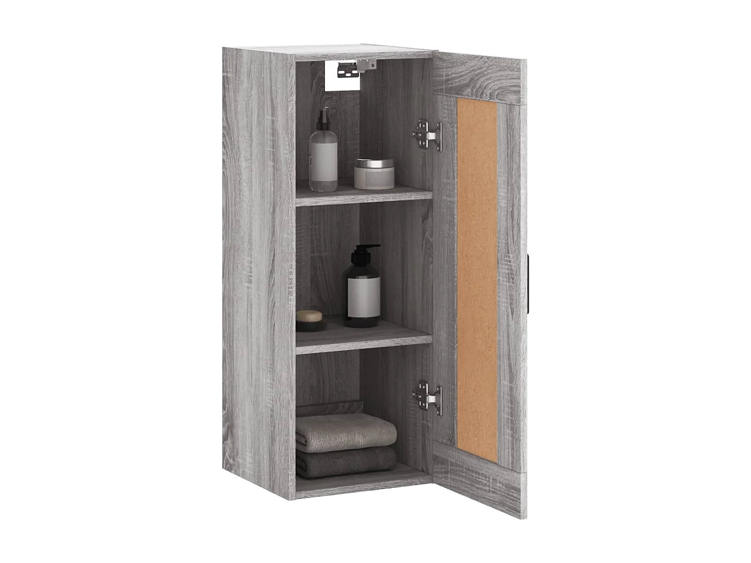 Armoire murale sonoma gris 34,5x34x90 cm bois d'ingénierie FR27445