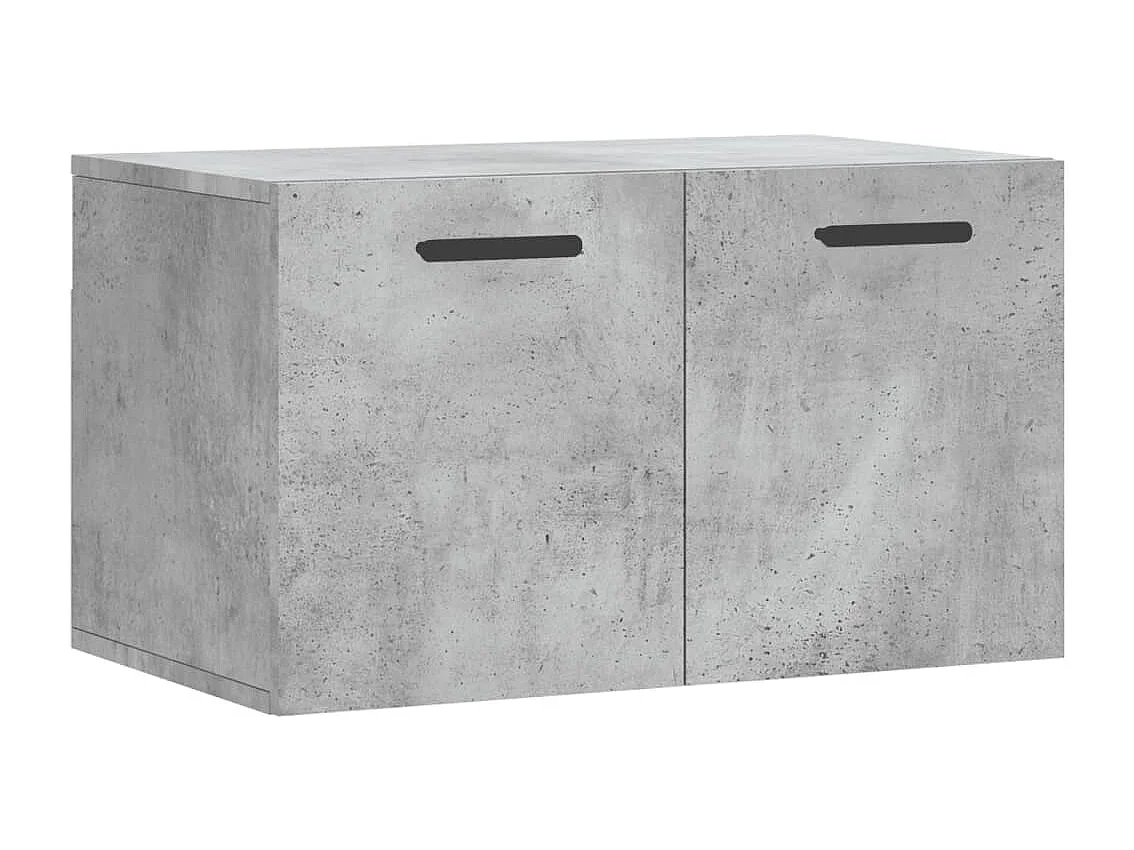Armoire murale Gris béton 60x36,5x35 cm Bois d'ingénierie FR15310