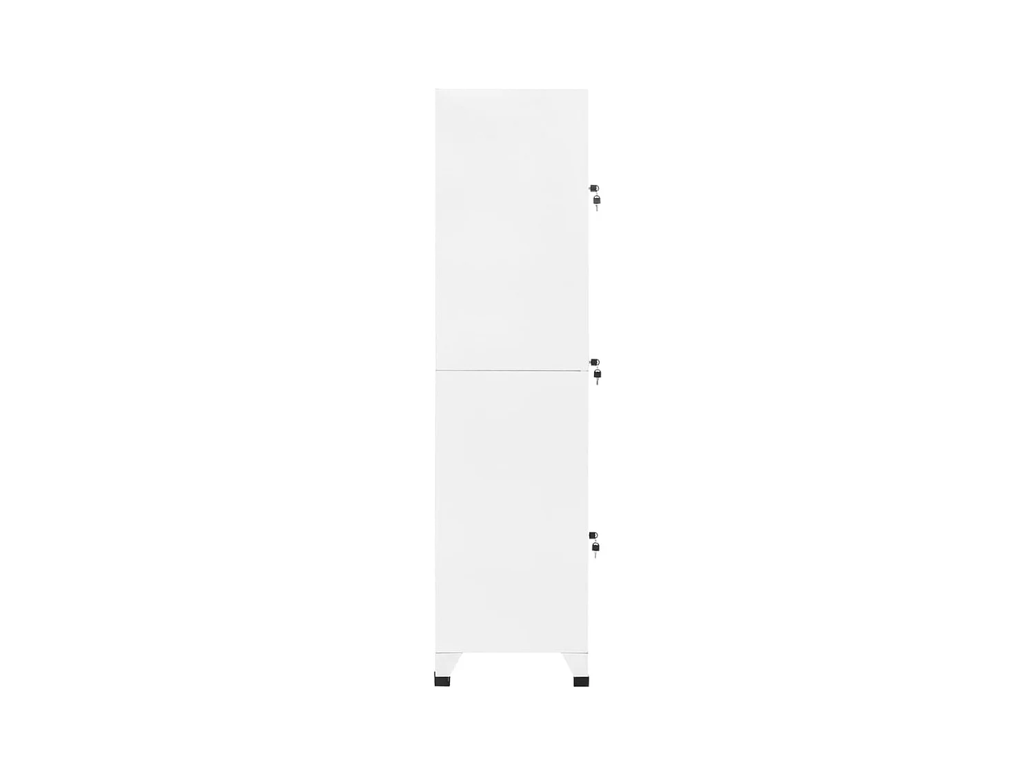 Armoire à casiers Blanc 38x45x180 cm Acier FR79804