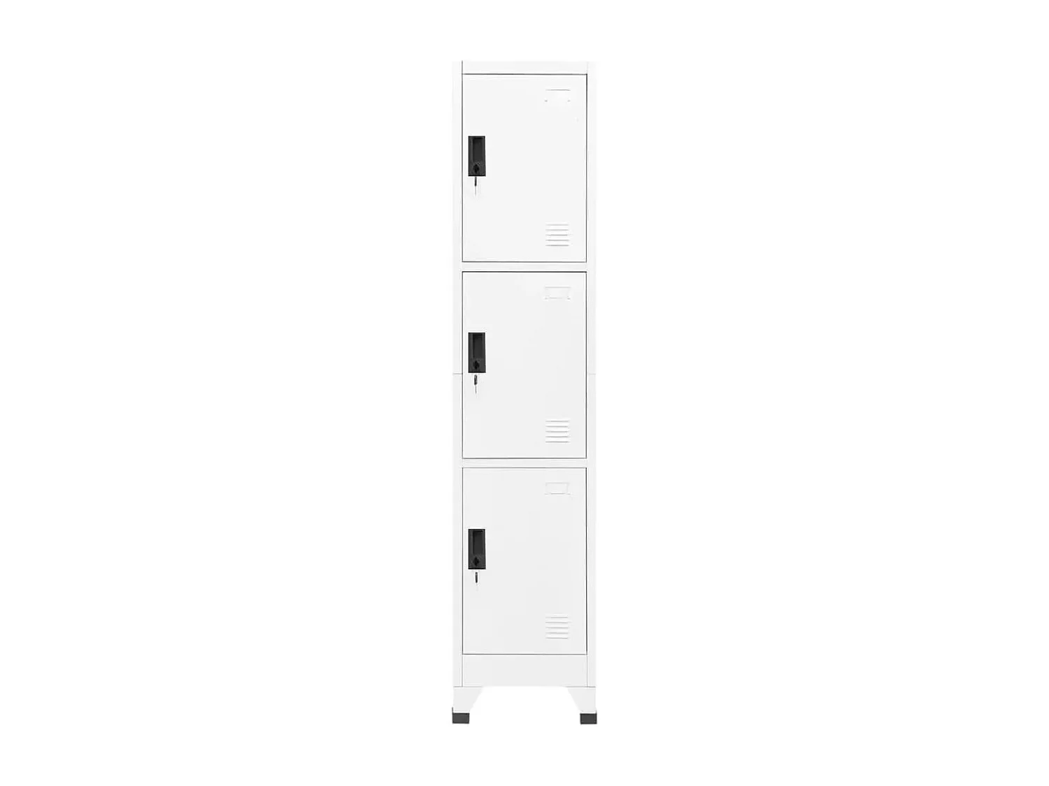 Armoire à casiers Blanc 38x45x180 cm Acier FR79804