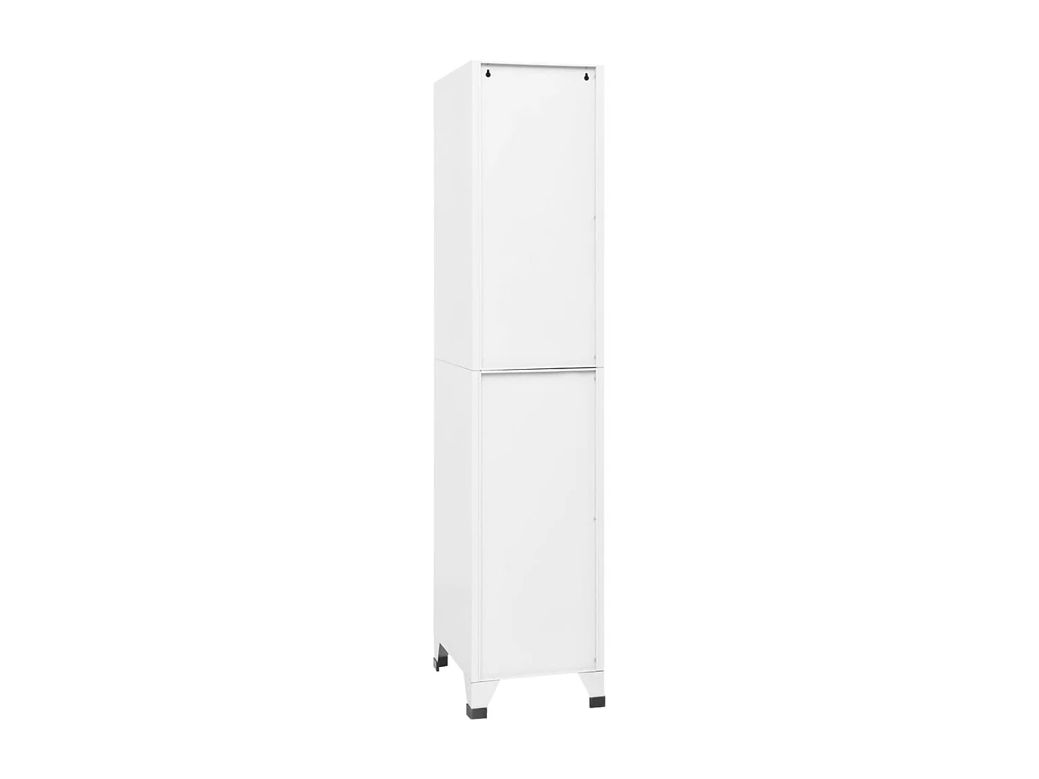 Armoire à casiers Blanc 38x45x180 cm Acier FR79804