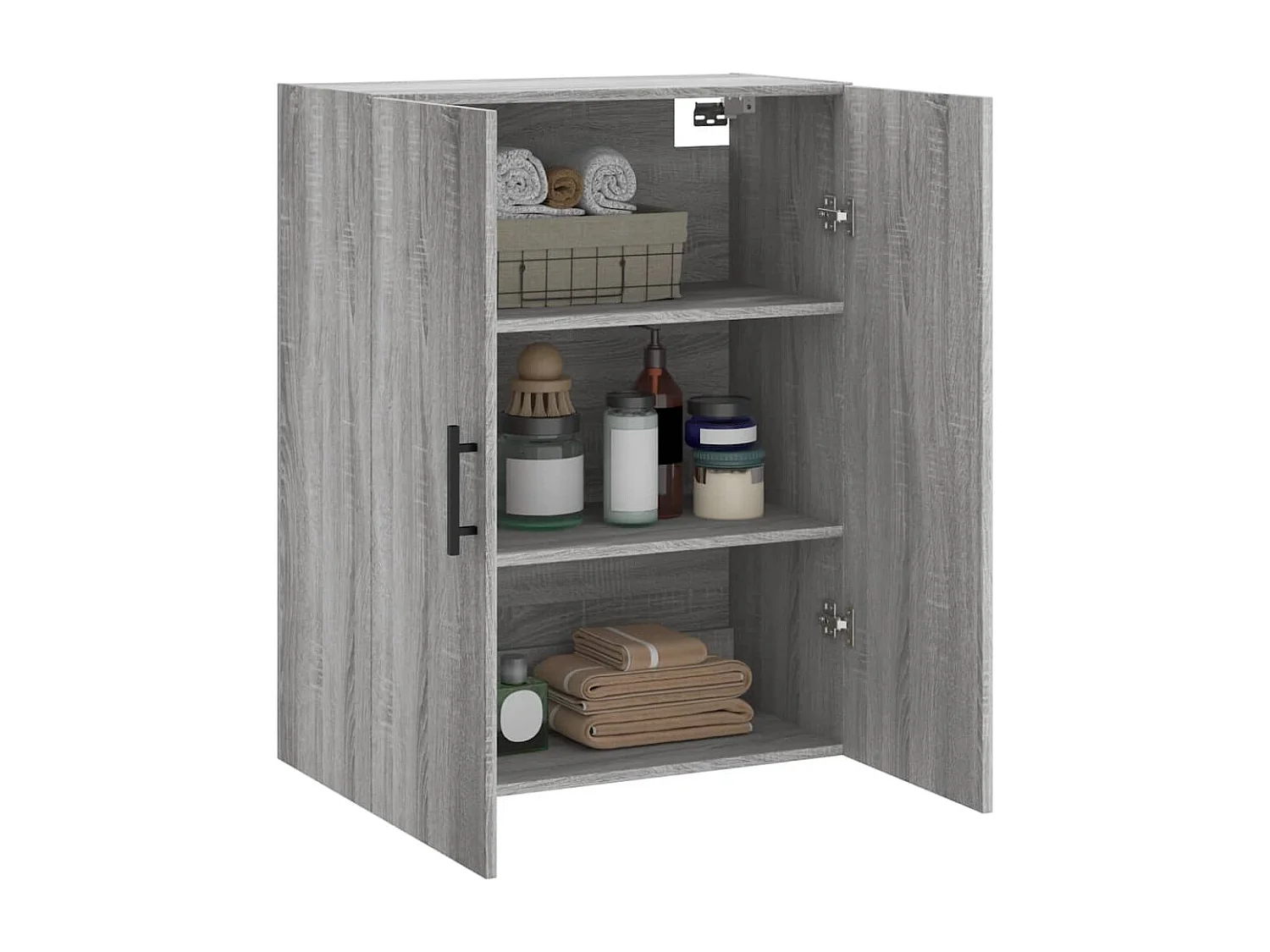 Armoire murale sonoma gris 69,5x34x90 cm FR74682