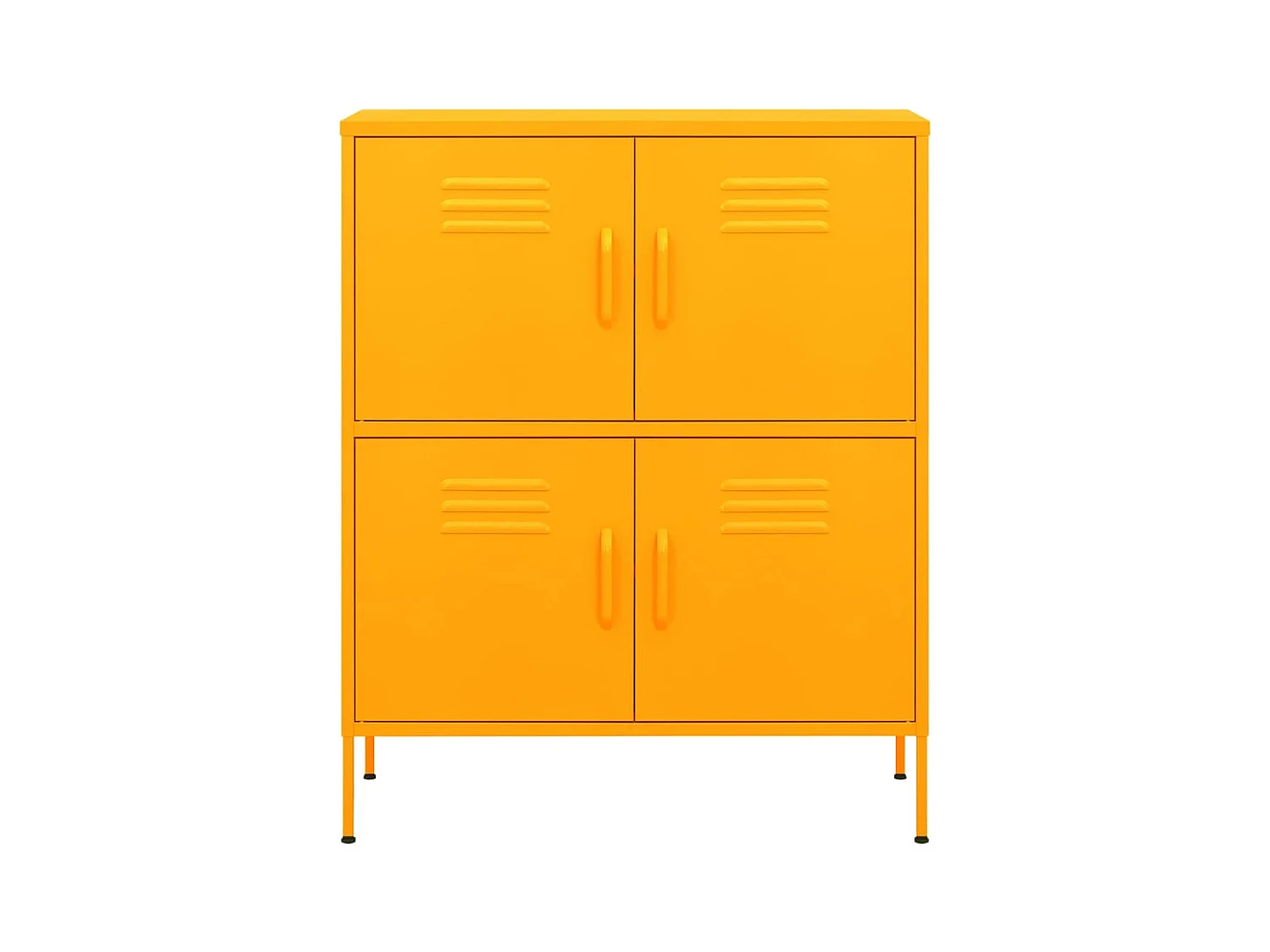 Armoire de rangement Jaune moutarde 80x35x101,5 cm Acier FR73019