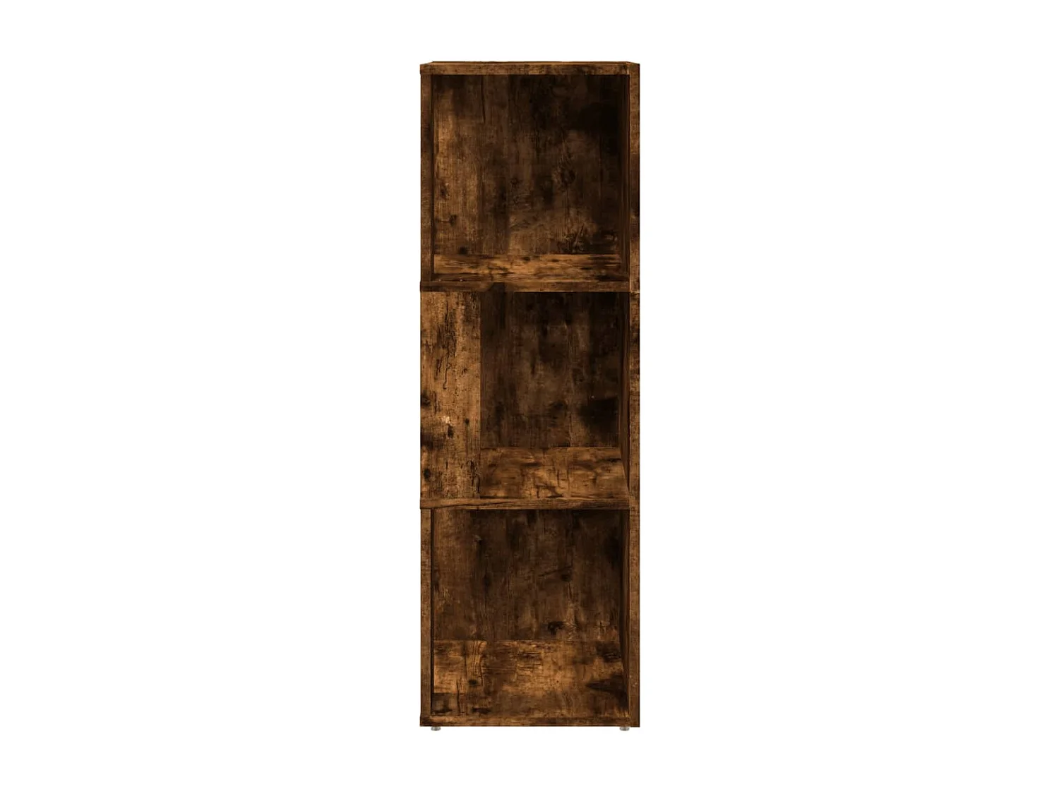 Armoire d'angle Chêne fumé 33x33x100 cm Bois d'ingénierie FR91887