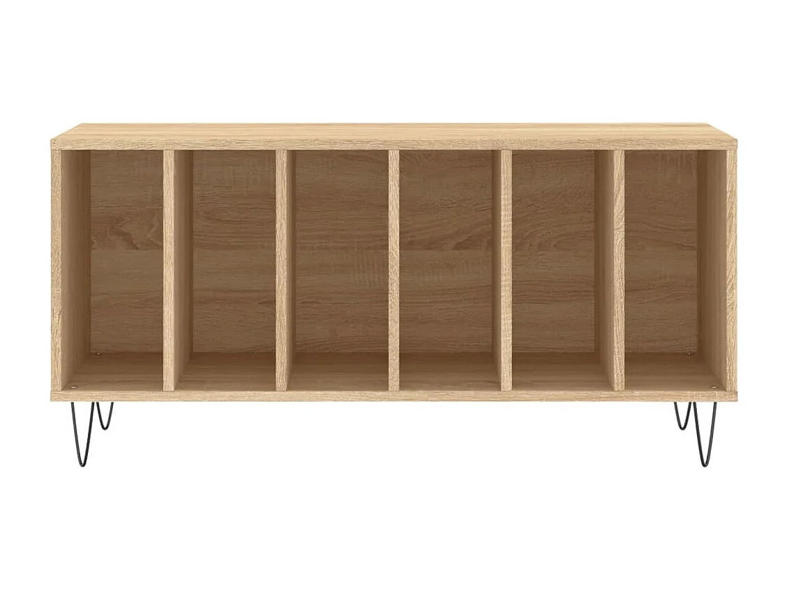 Armoire à disques chêne sonoma 100x38x48 cm bois d'ingénierie FR37528
