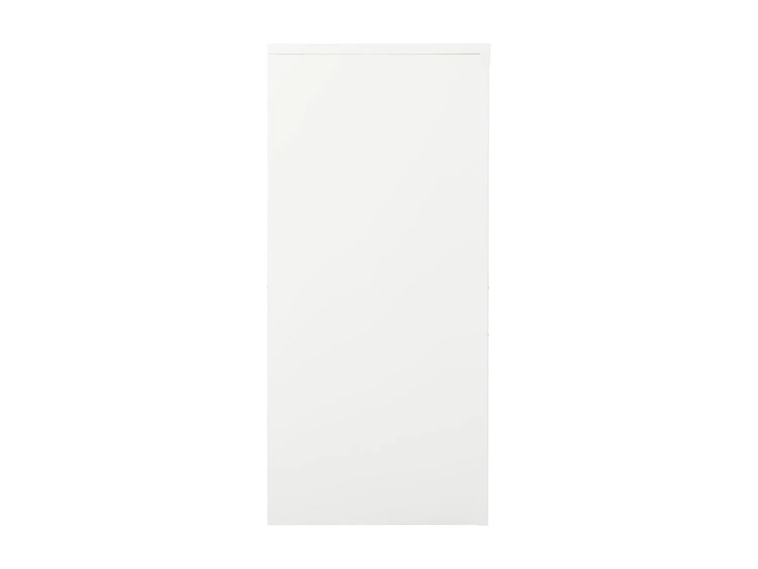 Armoire à portes coulissantes Blanc 90x40x90 cm Acier FR12758