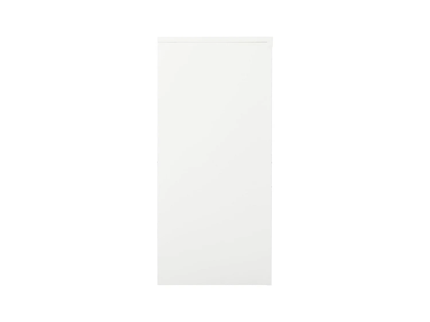 Armoire à portes coulissantes Blanc 90x40x90 cm Acier FR12758