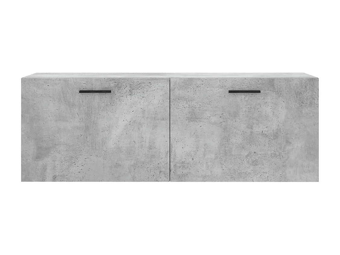 Armoire murale gris béton 100x36,5x35 cm bois d'ingénierie FR44749