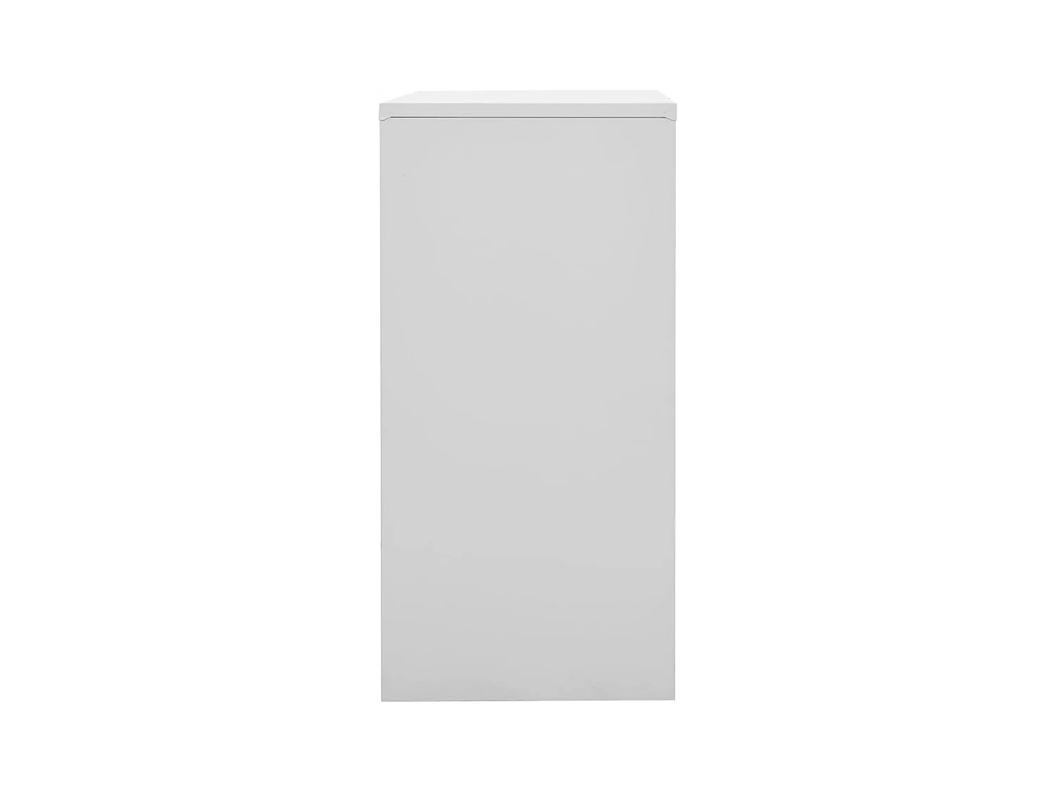 Armoire à casiers Gris clair et rouge 90x45x92,5 cm Acier FR59418
