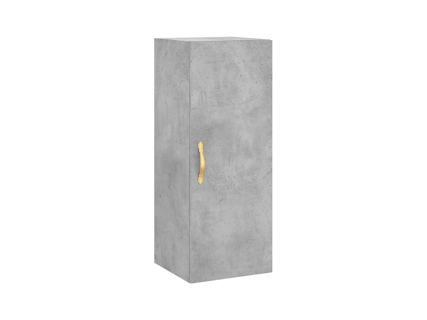 Armario de pared gris hormigón 34,5x34x90 cm ES493333