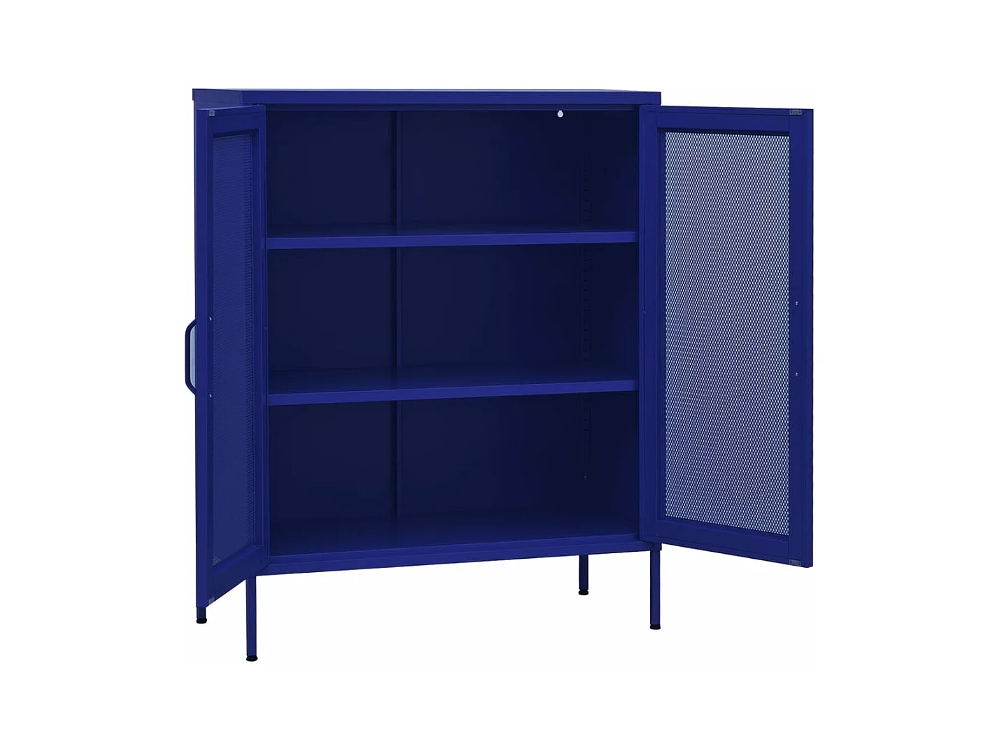 Armoire de rangement Bleu marine 80x35x101,5 cm Acier FR66004