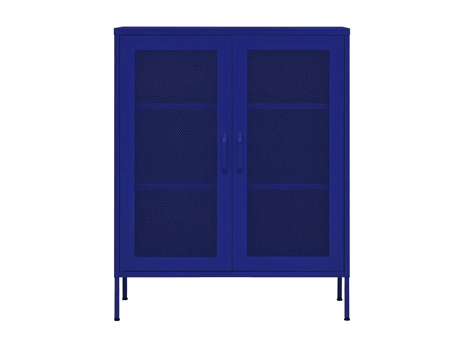 Armoire de rangement Bleu marine 80x35x101,5 cm Acier FR66004