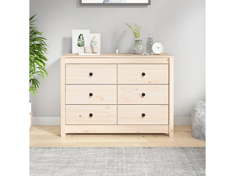 Armoire latérale 100x40x72 cm Bois de pin massif FR91437