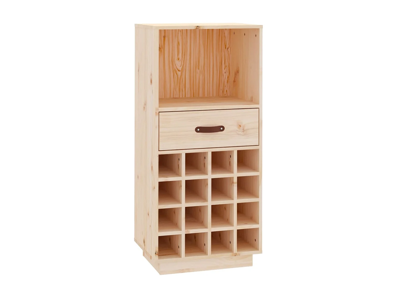 Armoire à vin 45x34x100 cm Bois de pin massif FR90450