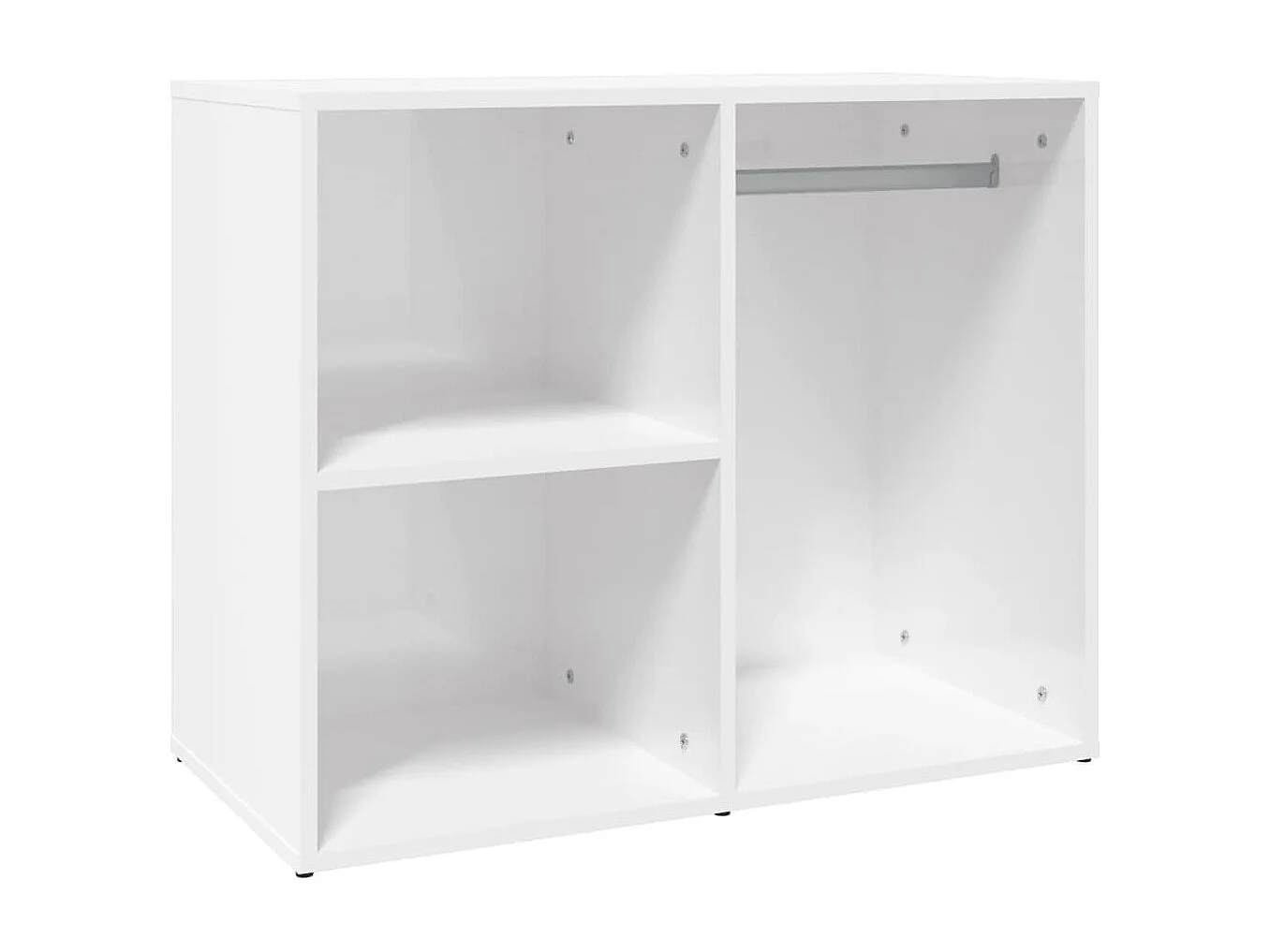 Armoire de dressing Blanc brillant 80x40x65cm Bois d'ingénierie FR63811
