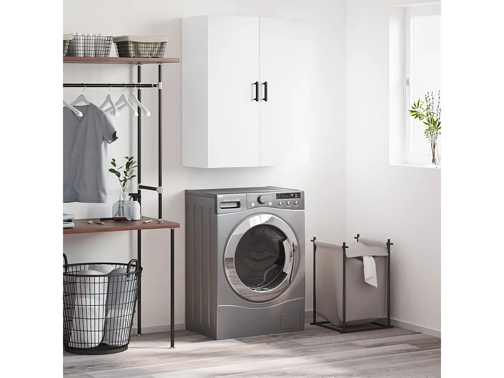 Armario de pared blanco 69,5x34x90 cm ES271548