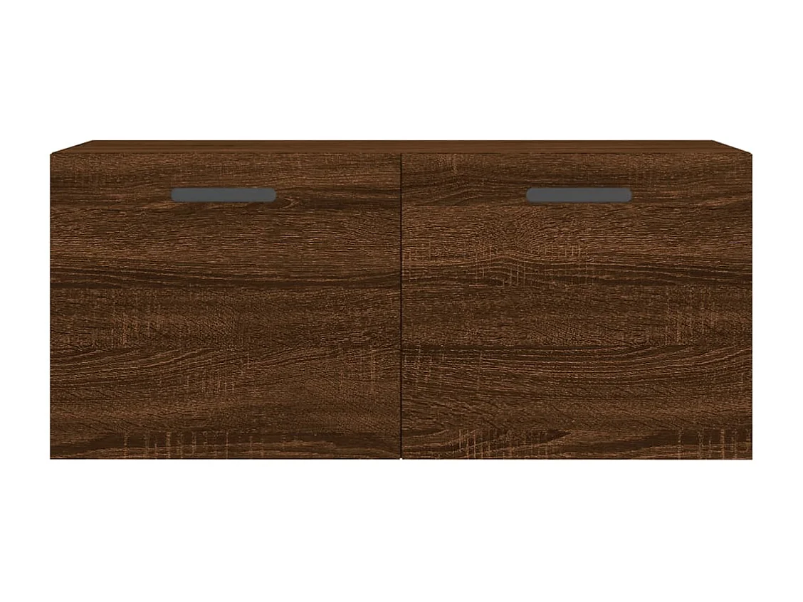 Armoire murale chêne marron 80x36,5x35 cm bois d'ingénierie FR14104