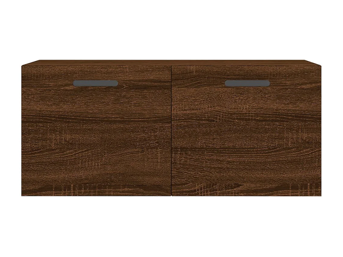 Armoire murale chêne marron 80x36,5x35 cm bois d'ingénierie FR14104